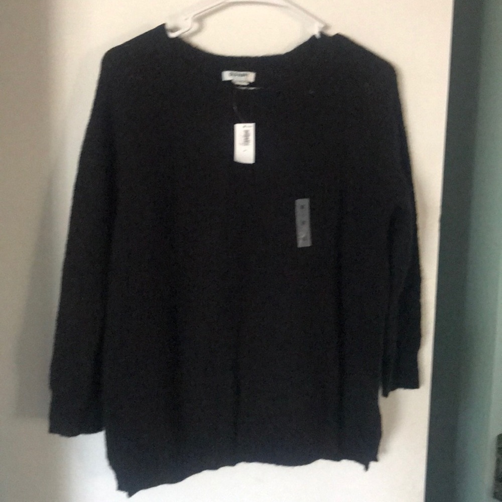 Black lightweight sweater